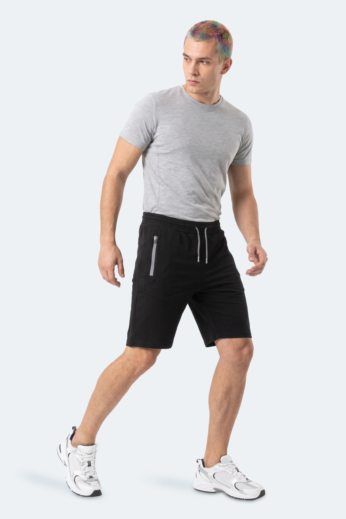 SLAZENGER NIKON I Erkek Siyah Şort görsel 2
