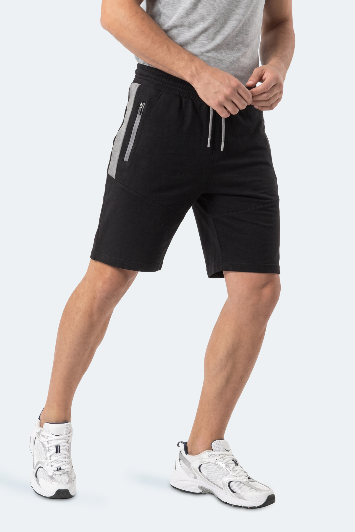 SLAZENGER NIKON I Erkek Siyah Şort görsel 3