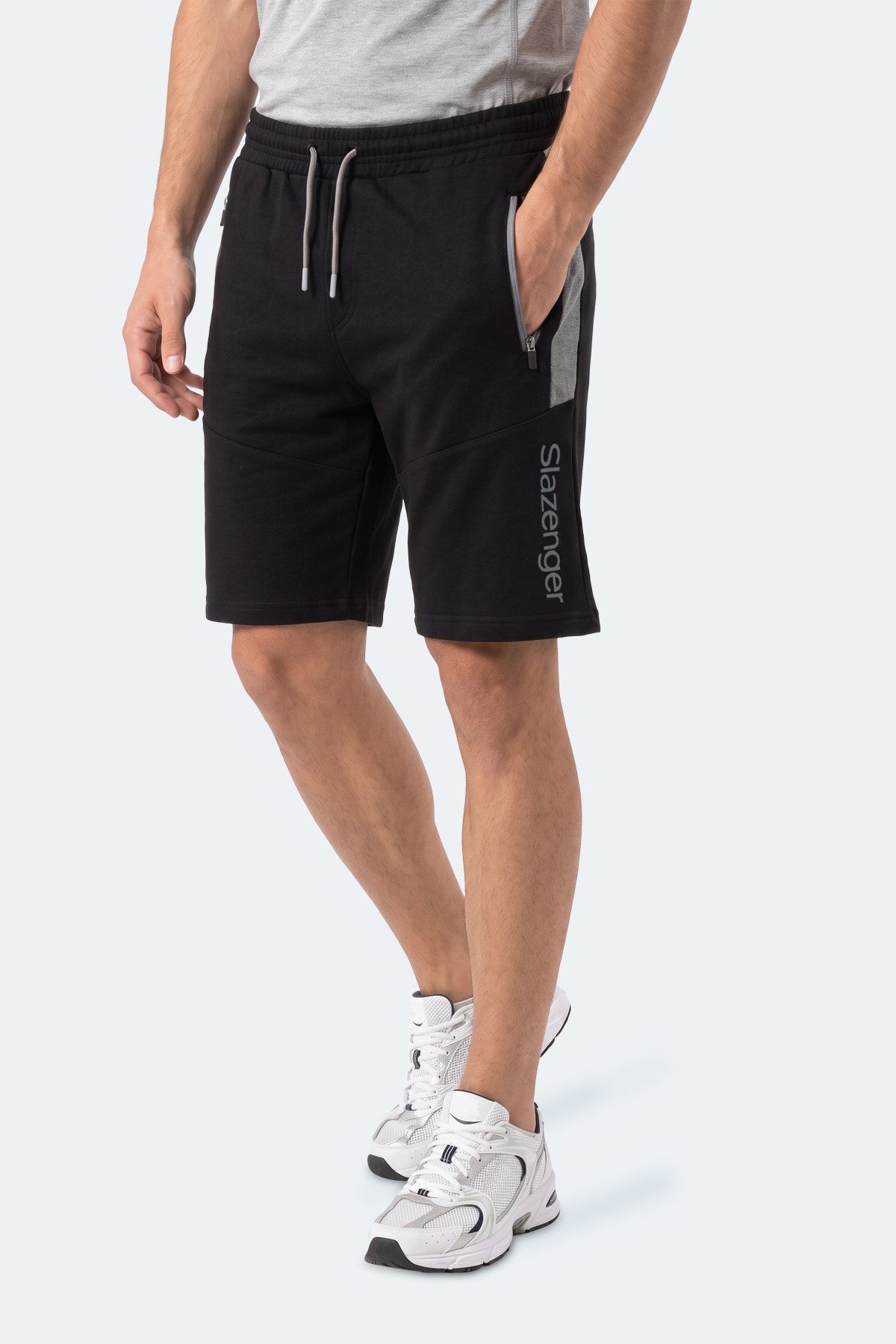 SLAZENGER NIKON I Erkek Siyah Şort görsel 6