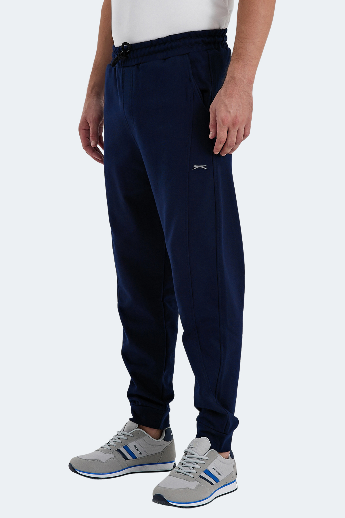 SLAZENGER NACIO Erkek %100 Pamuk Jogger Eşofman Altı Lacivert