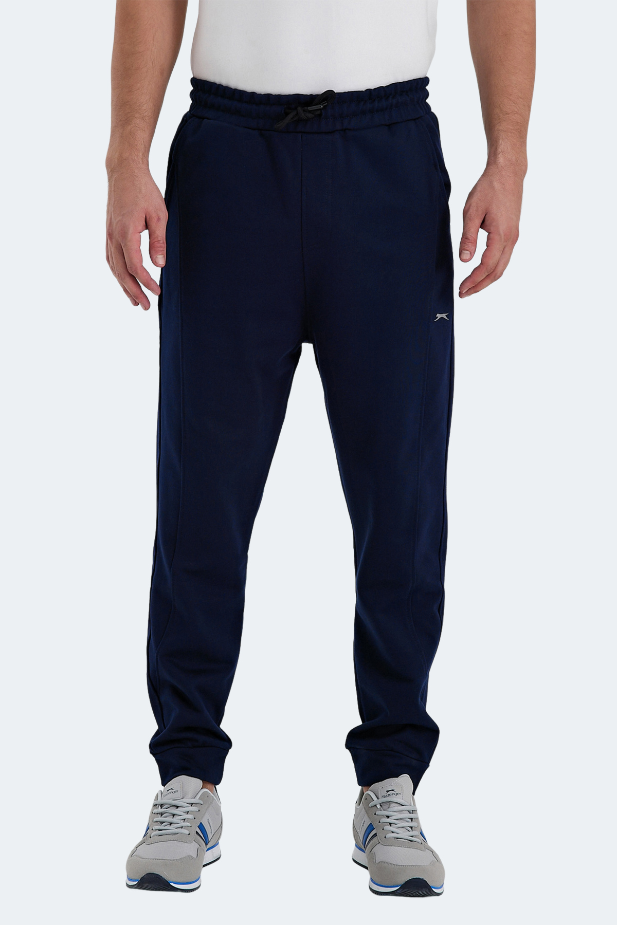 SLAZENGER NACIO Erkek %100 Pamuk Jogger Eşofman Altı Lacivert görsel 2