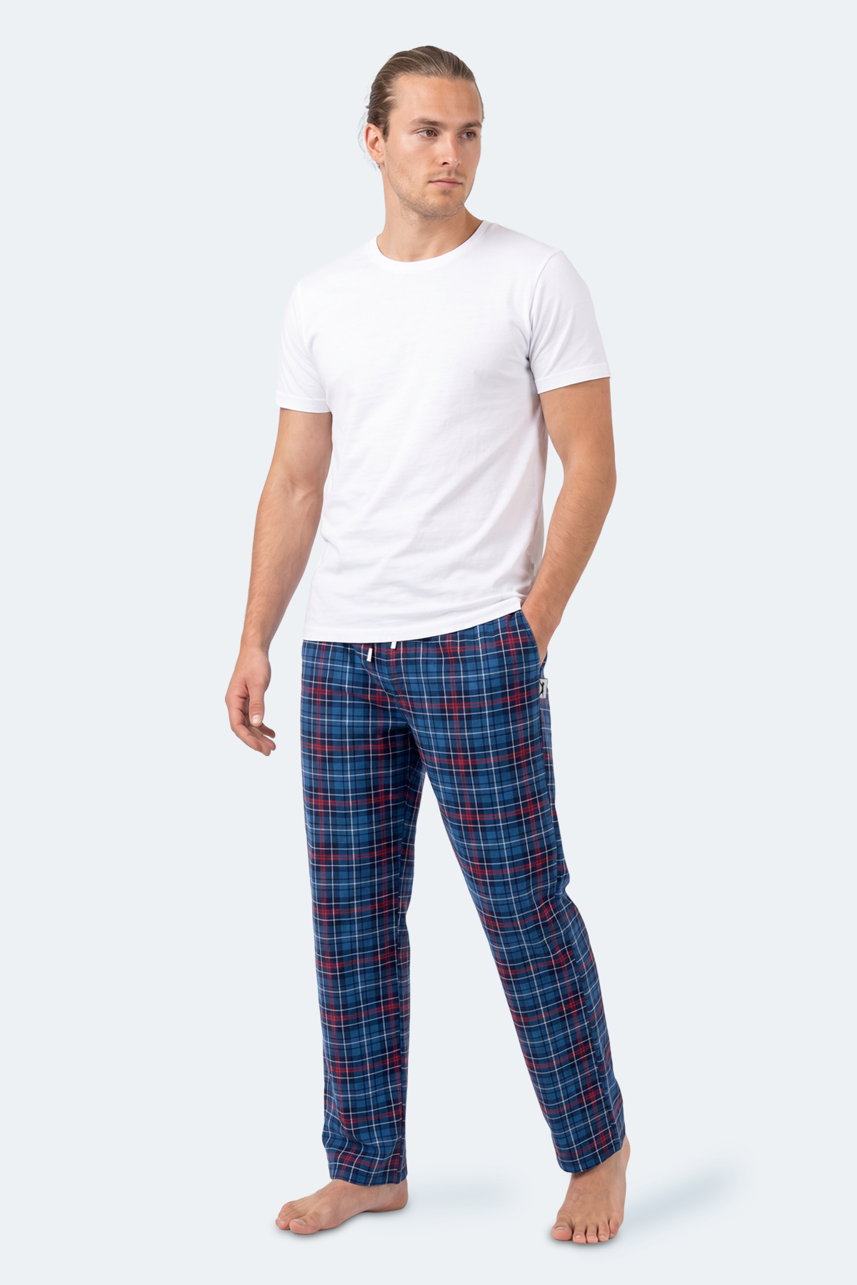 SLAZENGER NIGHT Erkek Mavi Eşofman Altı görsel 2