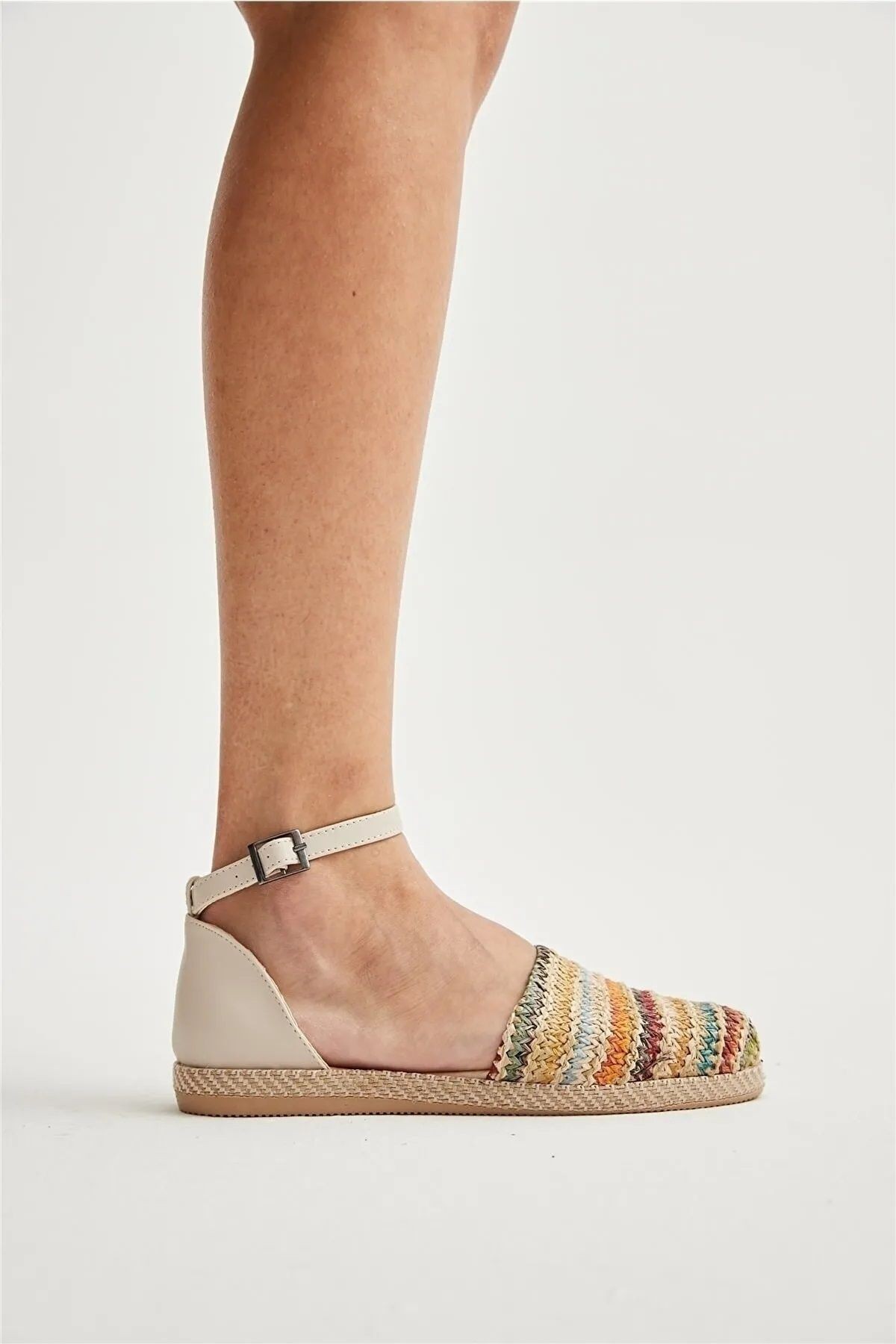 DUXAL SHOES Buster Kadın Babet Hasır Renkli 400 görsel 2