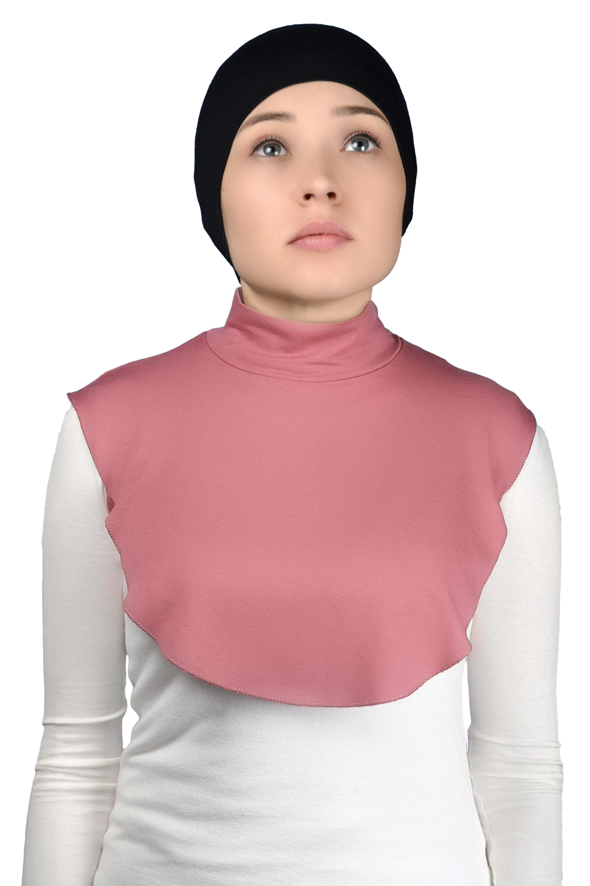 Altobeh Düz Balıkçı Yaka Boğazlı Penye Tesettür Boyunluk