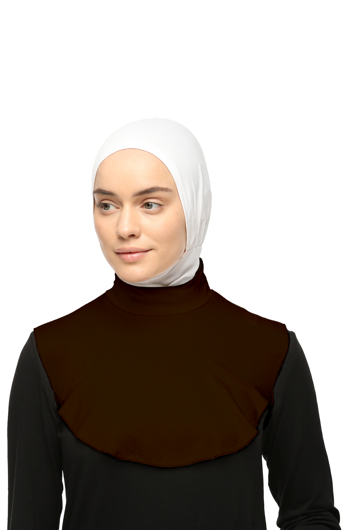 Altobeh Düz Balıkçı Yaka Boğazlı Penye Tesettür Boyunluk görsel 4