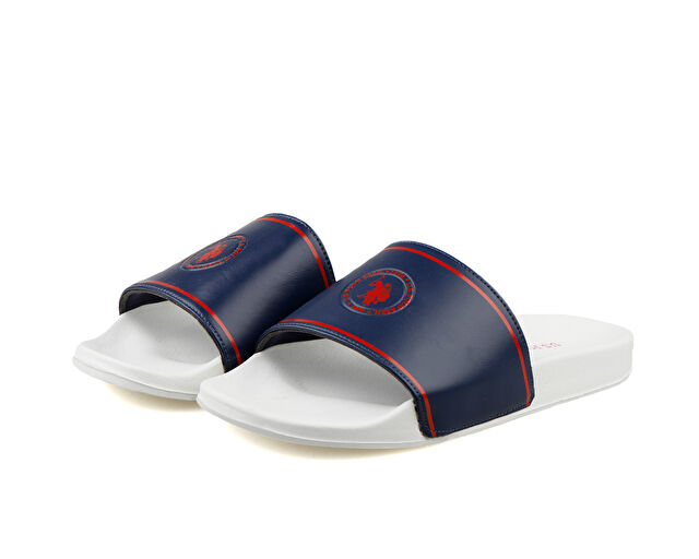 U.S. POLO ASSN. U.S.Polo Assn. Dream 1 Fx Navy Erkek Terliği 101029173 Beyaz görsel 3