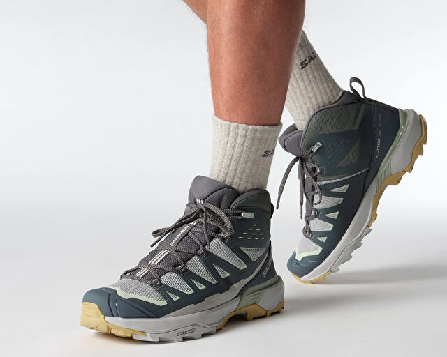 Salomon X Ultra 360 Edge Mid Gore-Tex Erkek Outdoor BotuL49156700 Mavi görsel 2