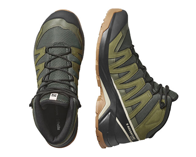 Salomon X-Adventure Recon Mid Gore-Tex Erkek Outdoor AyakkabısıL47814600 Yeşil görsel 5