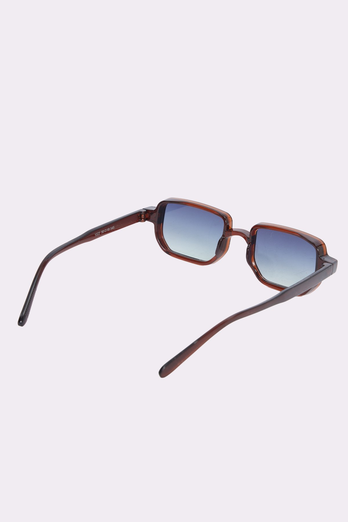 TUDORS Unisex Geometrik Çerçeve Kahverengi Çerçeve Uv 400 Korumalı Güneş Gözlüğü görsel 5