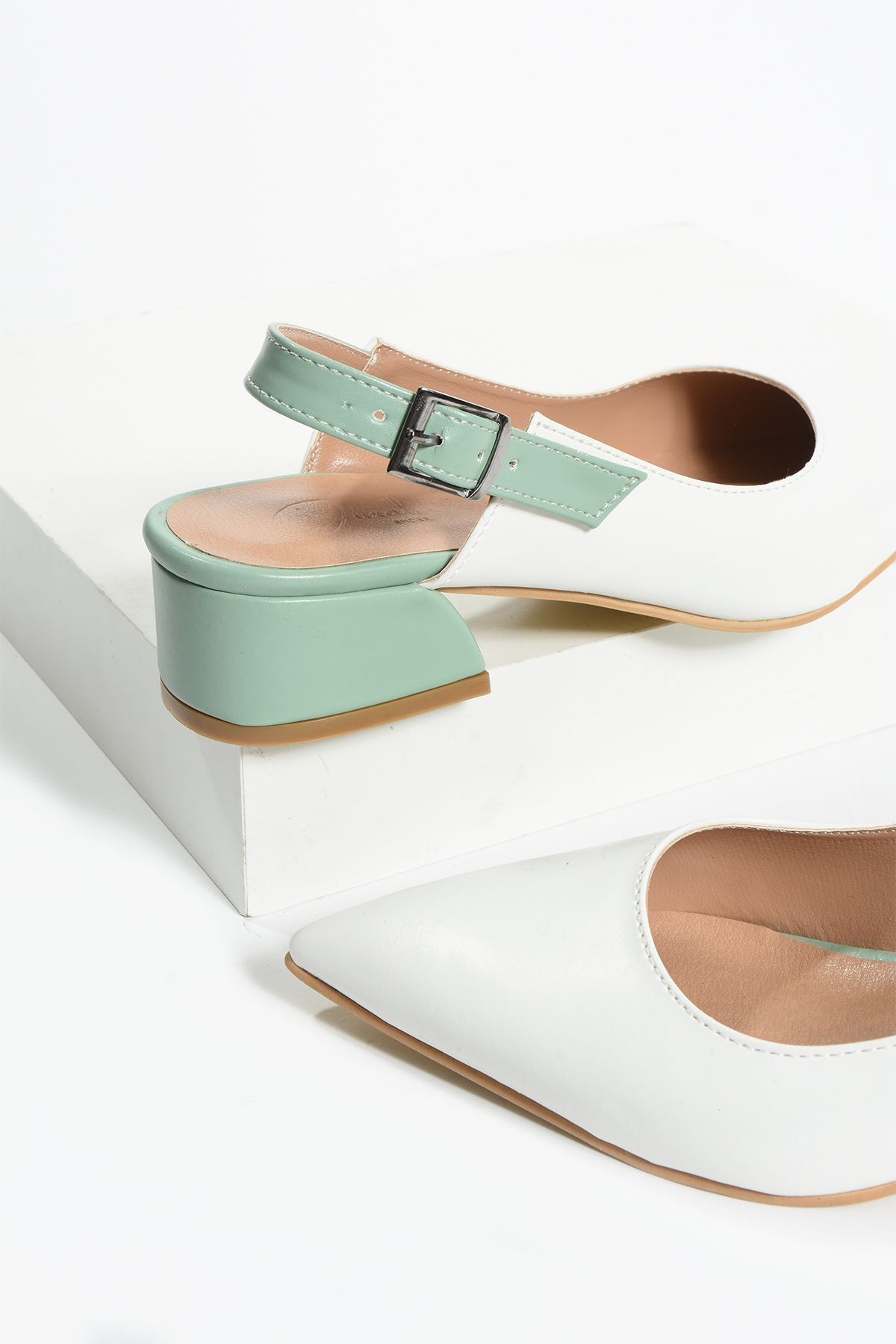 DUXAL SHOES Sivri Burun Kadın Topuklu Ayakkabı görsel 3