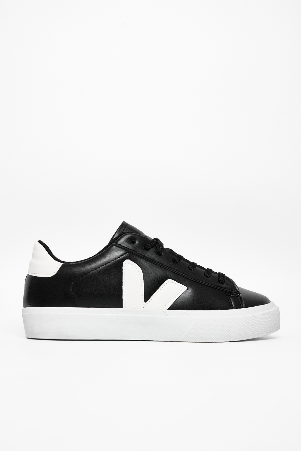 TONNY BLACK Kadın Siyah Beyaz Kauçuk Taban Rahat Bağcıklı Sneaker