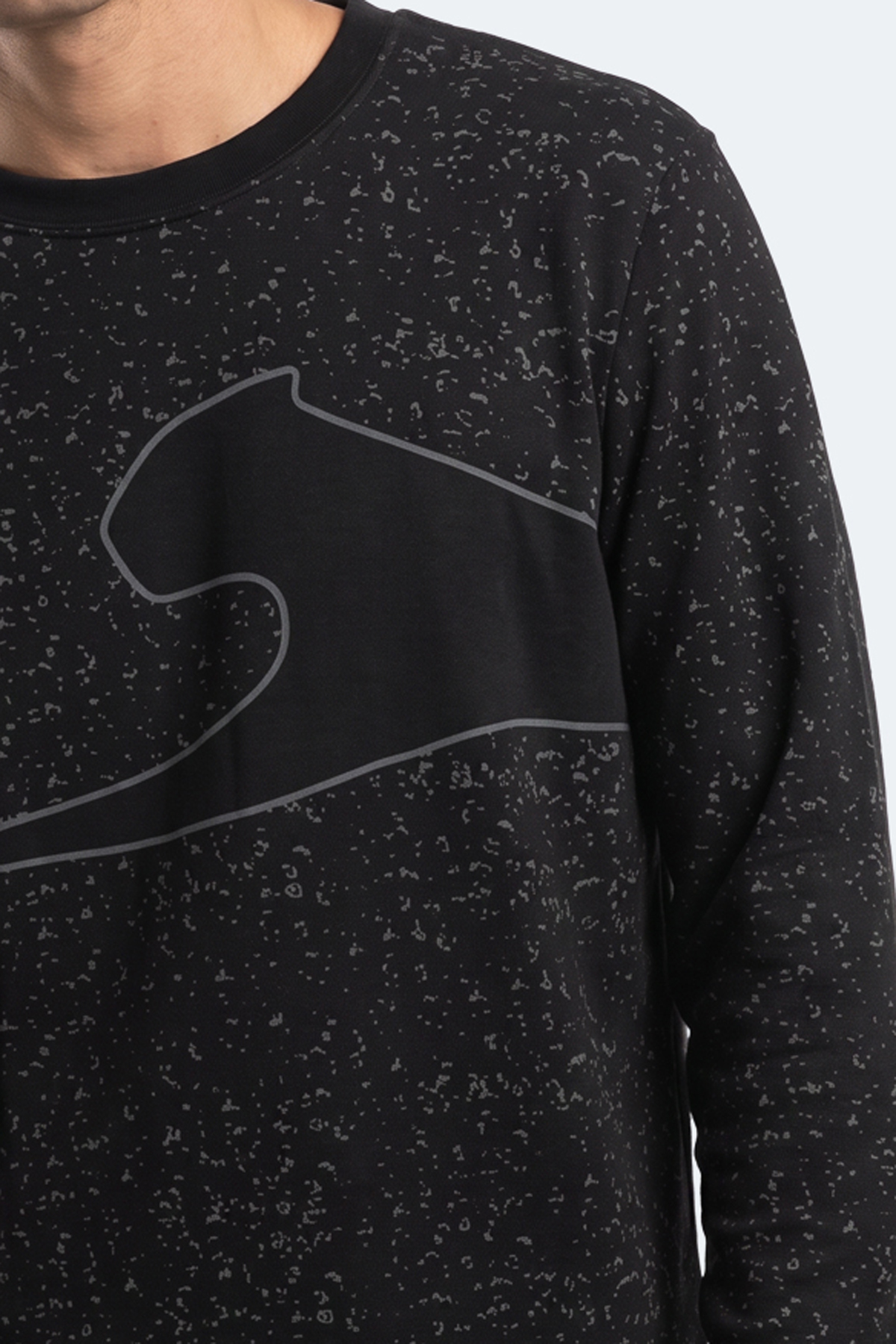 SLAZENGER GALLO Erkek Siyah Sweatshırt görsel 2