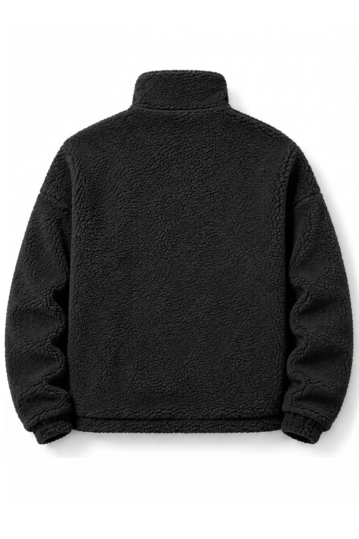 Genius Store Oversize Pelüş Erkek İçi Polarlı Tam Fermuarlı Sherpa Sonbahar Kış Kadın Polar Sweatshirt OVERSIZE-P görsel 2