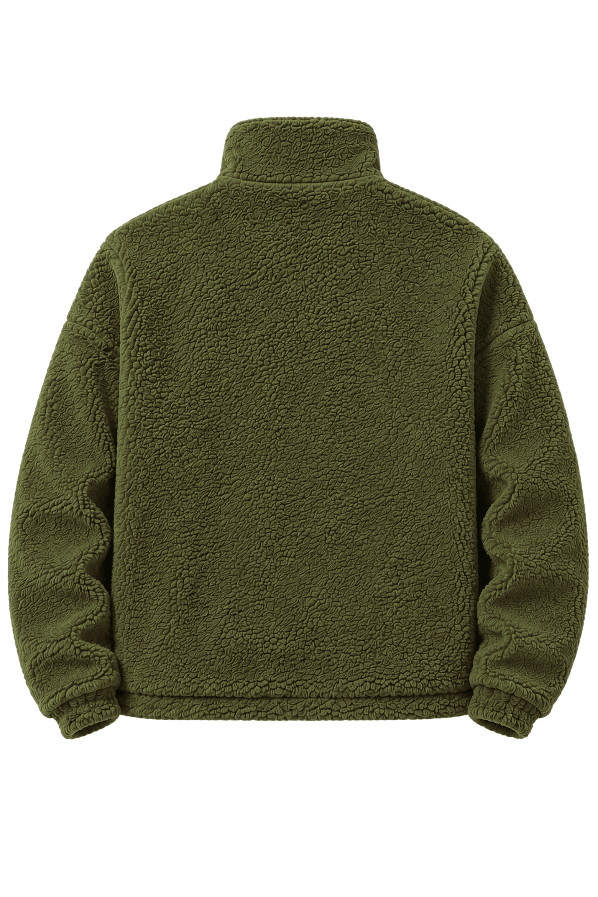 Genius Store Oversize Pelüş Erkek İçi Polarlı Tam Fermuarlı Sherpa Sonbahar Kış Kadın Polar Sweatshirt OVERSIZE-P görsel 2