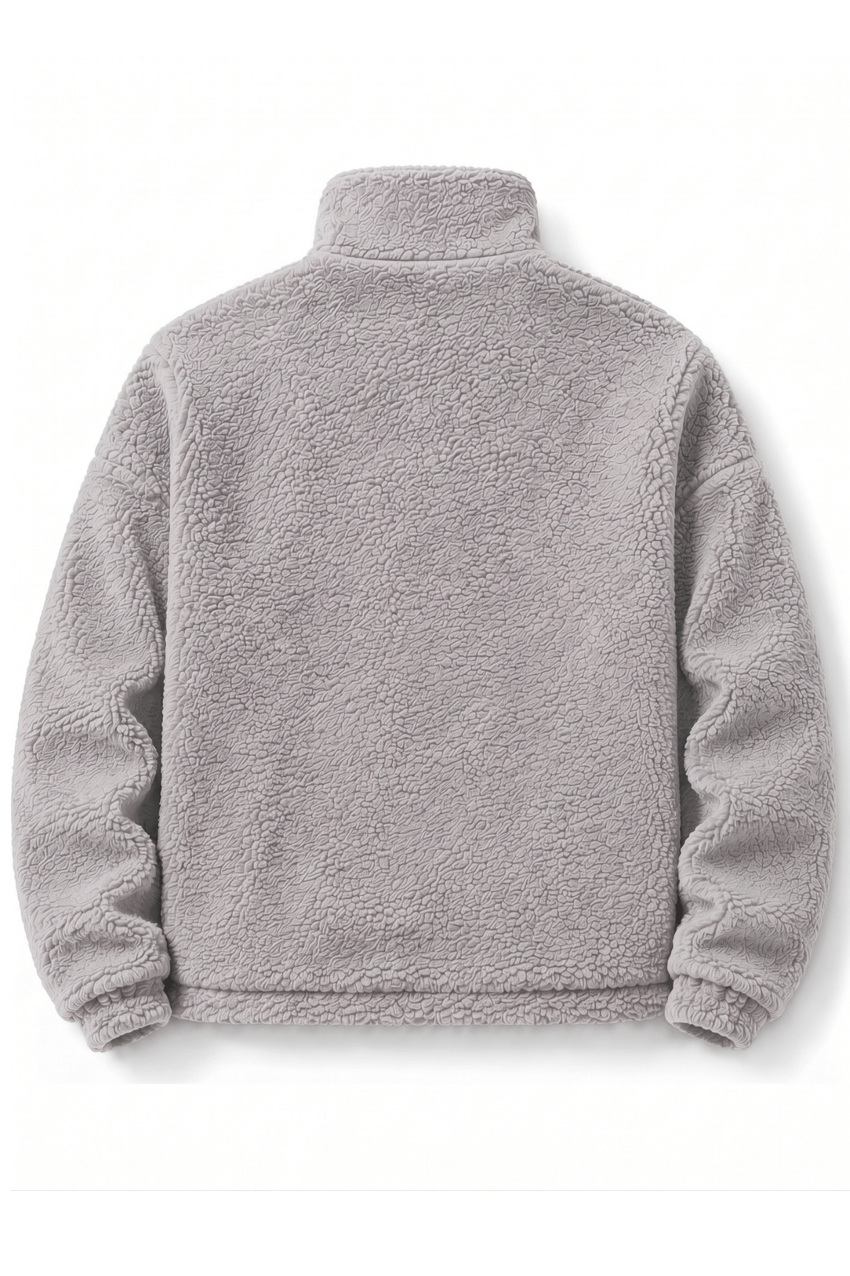 Genius Store Oversize Pelüş Erkek İçi Polarlı Tam Fermuarlı Sherpa Sonbahar Kış Kadın Polar Sweatshirt OVERSIZE-P görsel 2