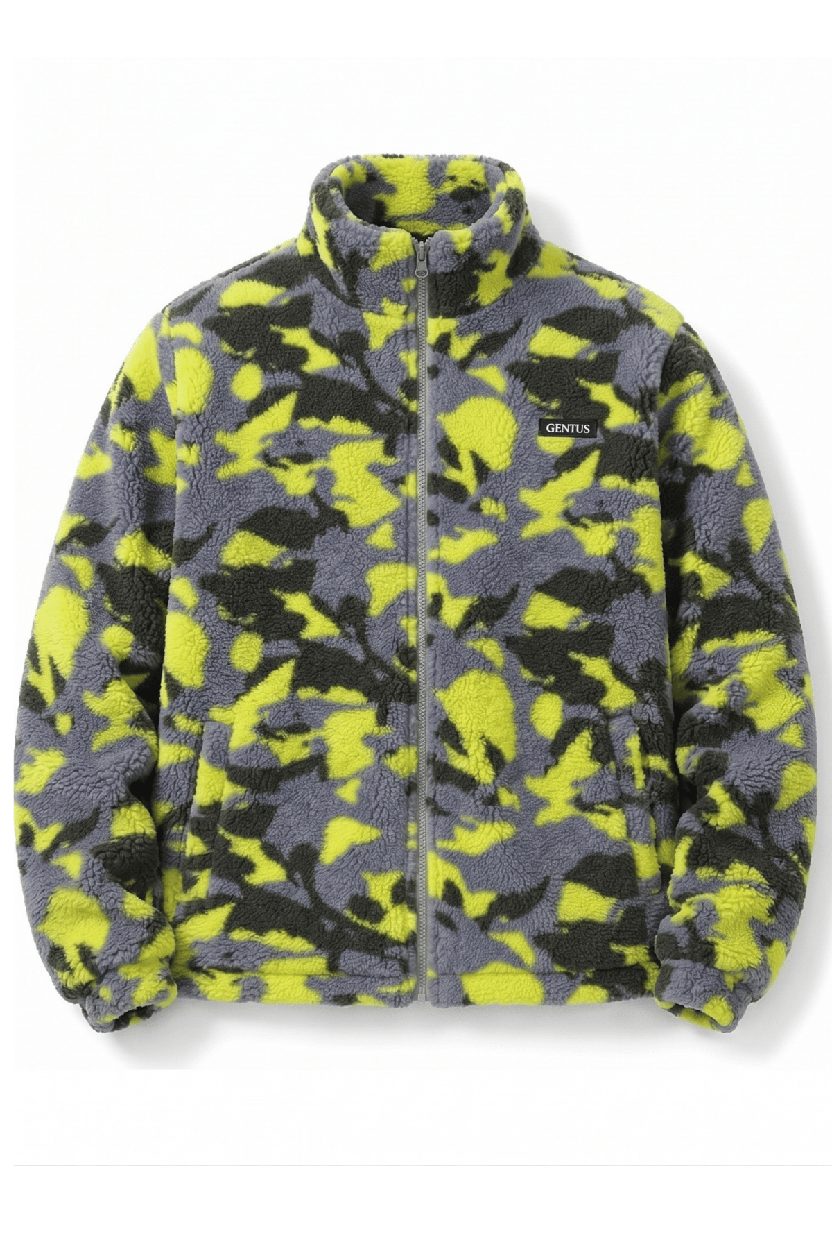 Genius Store Oversize Pelüş Erkek İçi Polarlı Tam Fermuarlı Sherpa Sonbahar Kış Kadın Polar Sweatshirt OVERSIZE-P