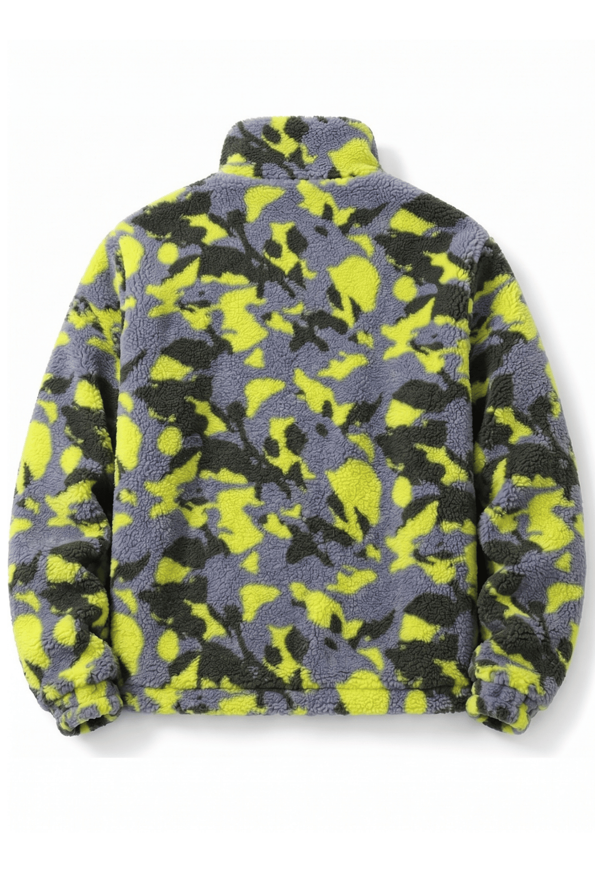 Genius Store Oversize Pelüş Erkek İçi Polarlı Tam Fermuarlı Sherpa Sonbahar Kış Kadın Polar Sweatshirt OVERSIZE-P görsel 2