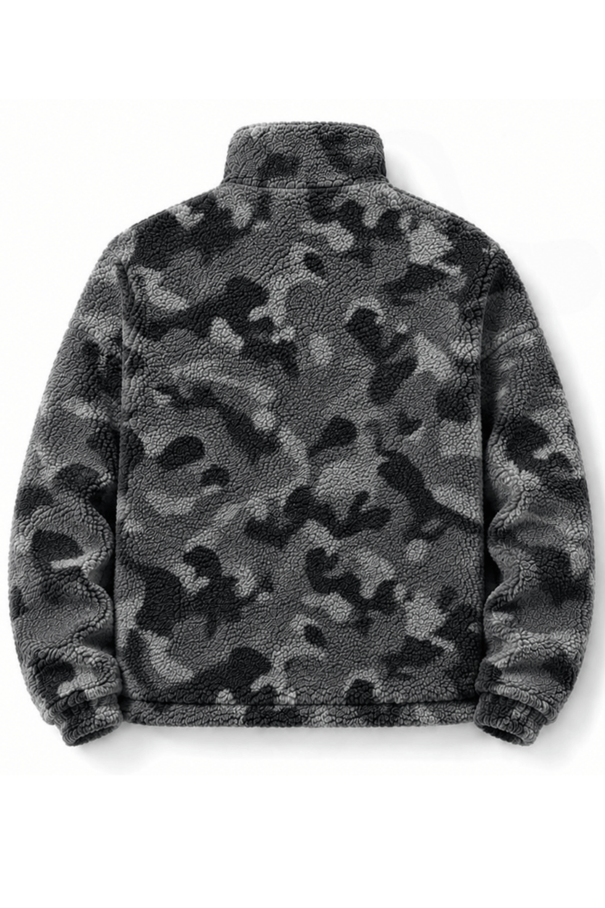 Genius Store Oversize Pelüş Erkek İçi Polarlı Tam Fermuarlı Sherpa Sonbahar Kış Kadın Polar Sweatshirt OVERSIZE-P görsel 2