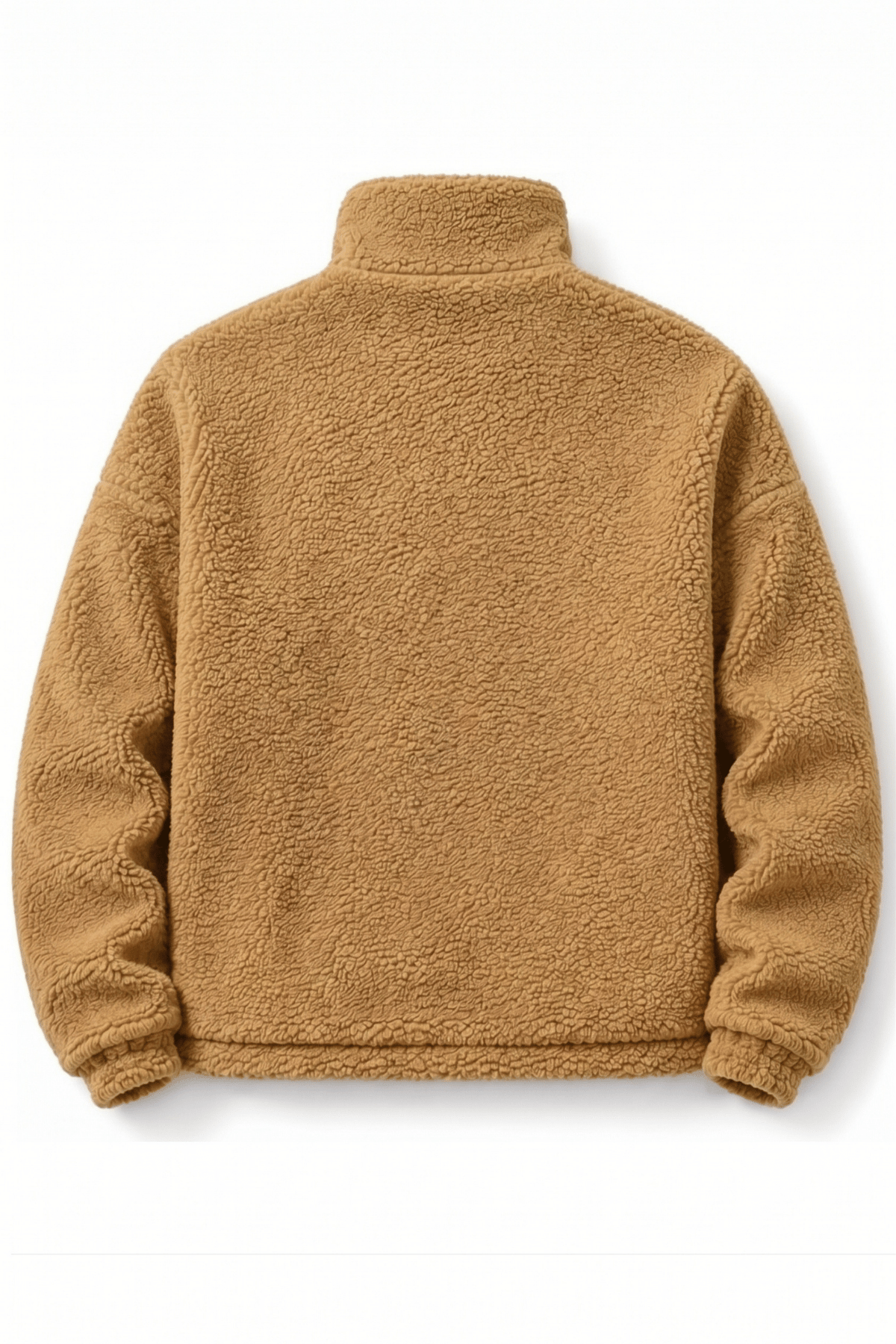 Genius Store Oversize Pelüş Erkek İçi Polarlı Tam Fermuarlı Sherpa Sonbahar Kış Kadın Polar Sweatshirt OVERSIZE-P görsel 2