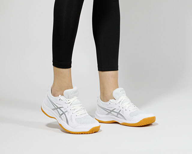 Asics UPCOURT 6 Unisex Voleybol Ayakkabısı 1072A107-100 Beyaz görsel 8