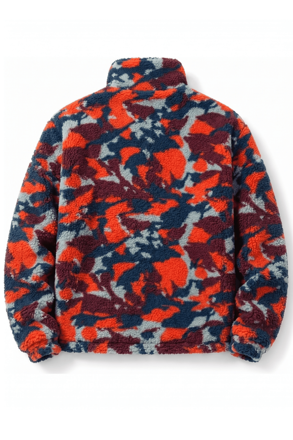 Genius Store Oversize Pelüş Erkek İçi Polarlı Tam Fermuarlı Sherpa Sonbahar Kış Kadın Polar Sweatshirt OVERSIZE-P görsel 2