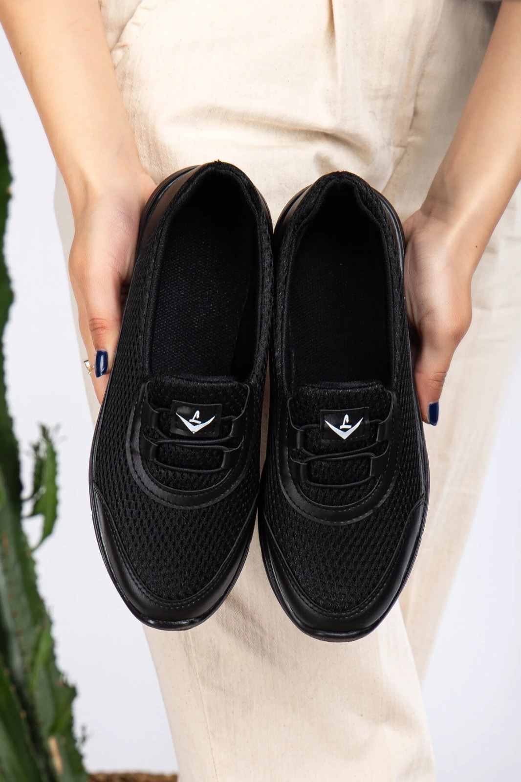 Slipcat Unisex Bağcıksız Rahat Esnek Günlük Sneaker Spor Ayakkabı görsel 2