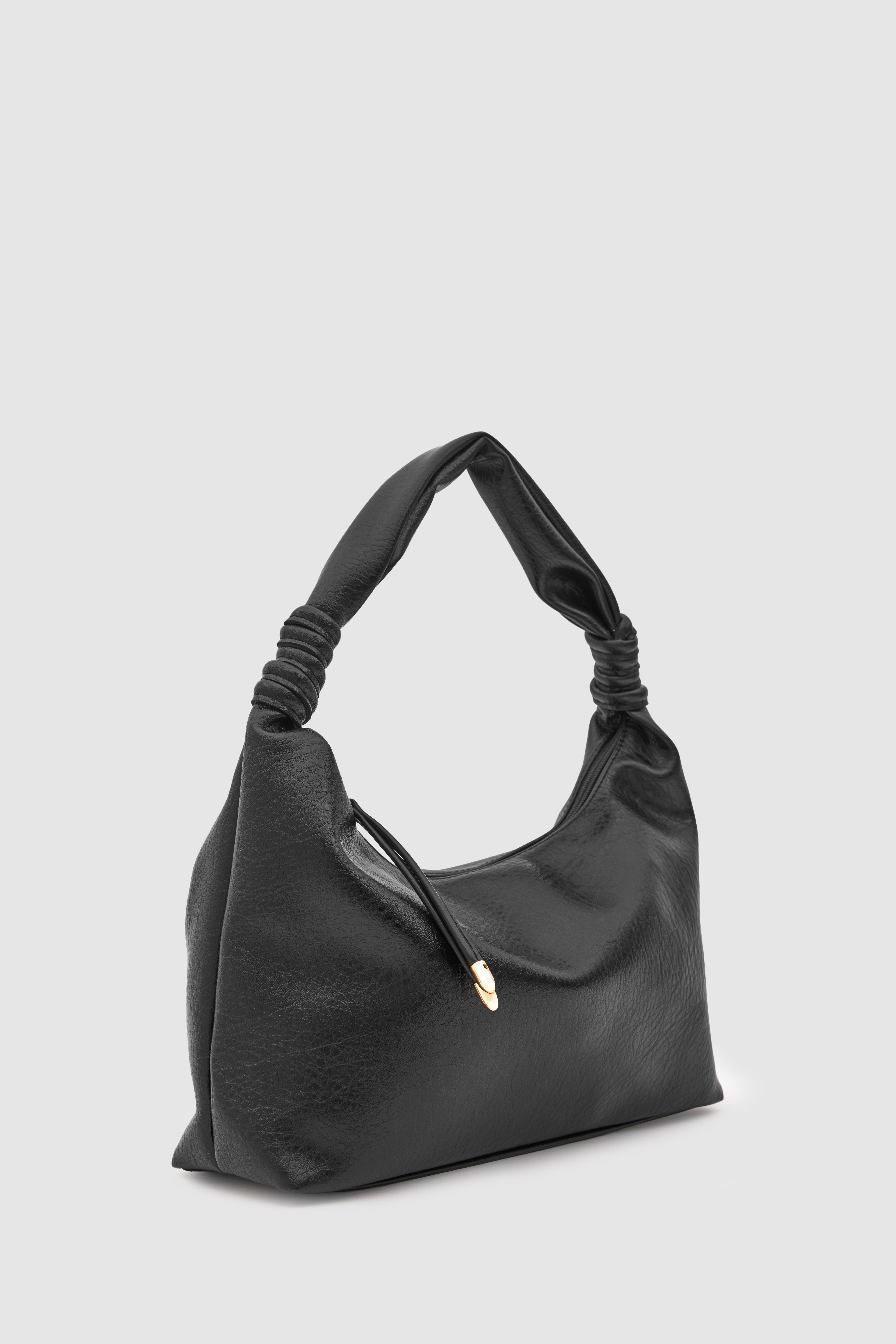 Shulebags Harlow Owal Omuz Çantası Siyah görsel 4