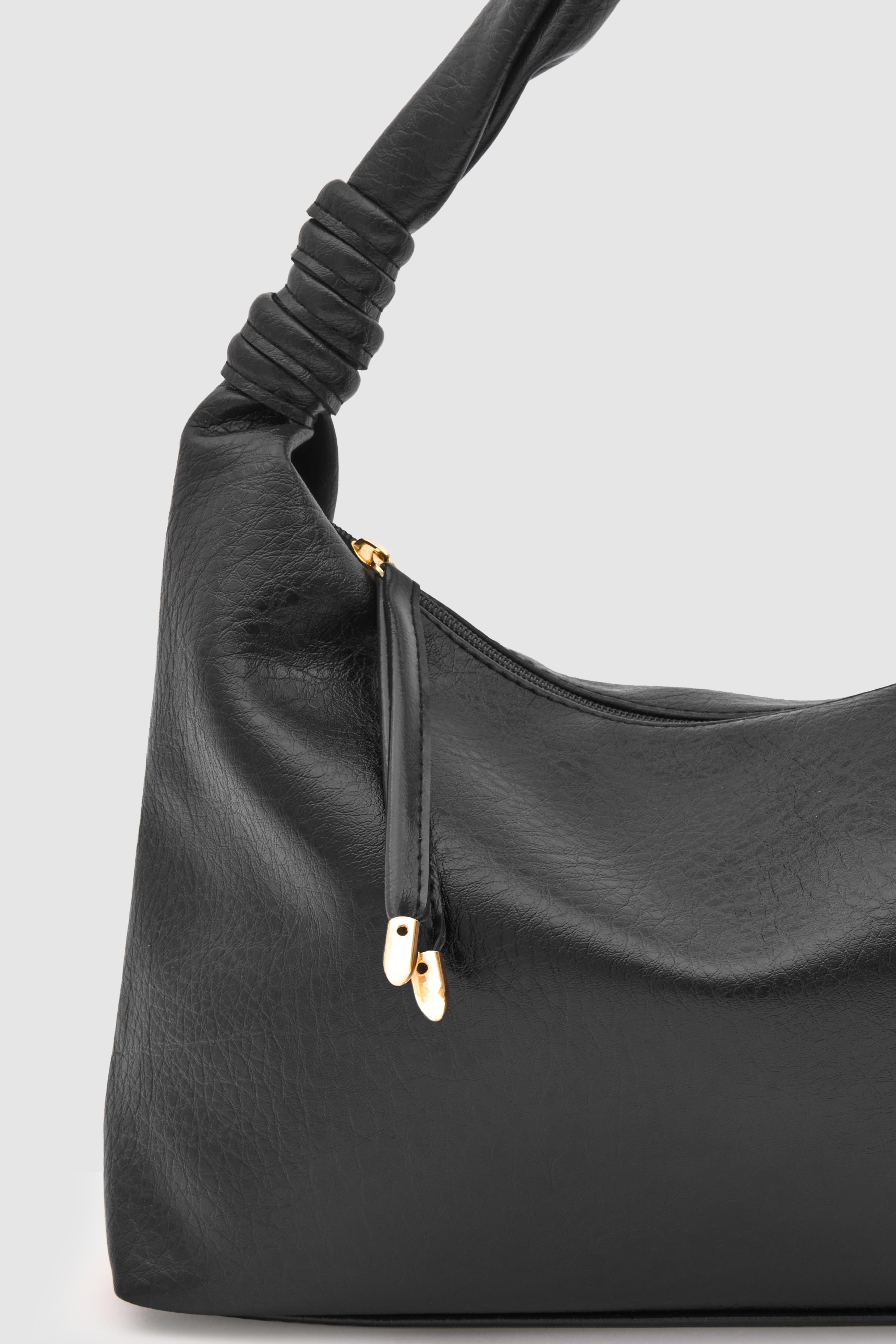 Shulebags Harlow Owal Omuz Çantası Siyah görsel 7