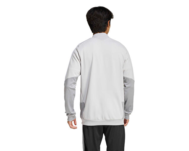 Adidas Tiro26C Tr Jkt Erkek Futbol Kamp Fermuarlı Sweatshirt KA7677 Beyaz görsel 3