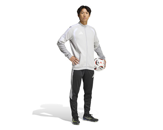 Adidas Tiro26C Tr Jkt Erkek Futbol Kamp Fermuarlı Sweatshirt KA7677 Beyaz görsel 5