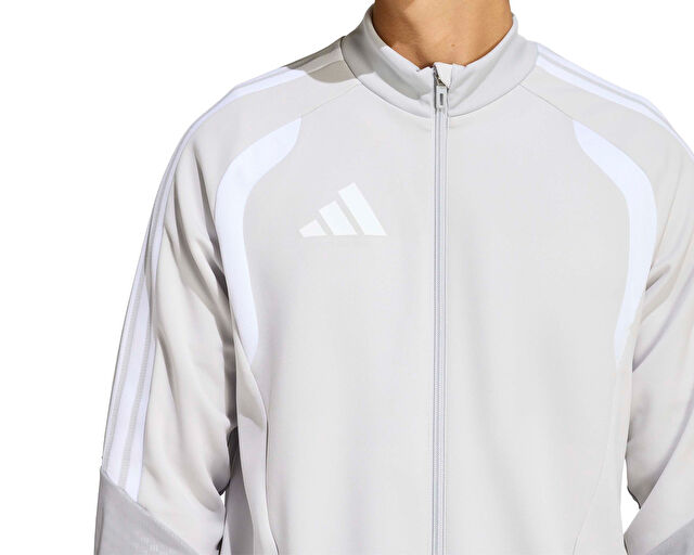 Adidas Tiro26C Tr Jkt Erkek Futbol Kamp Fermuarlı Sweatshirt KA7677 Beyaz görsel 4