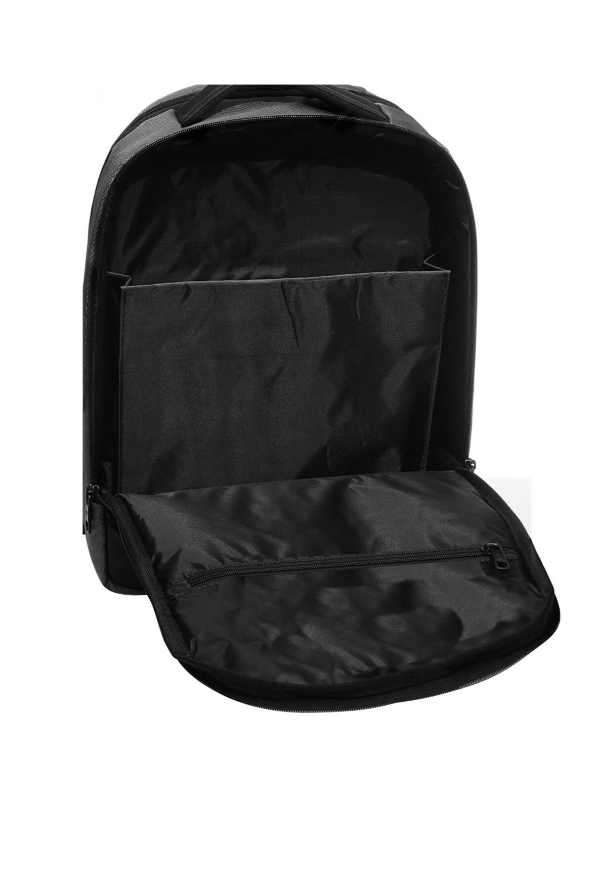 FOSSİL Unisex Siyah 15" Inç Dizüstü Bilgisayar Uyumlu Business Laptop Bölmeli Evrak Sırt Çantası görsel 3