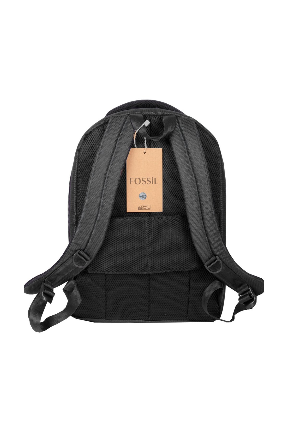 FOSSİL Unisex Siyah 15" Inç Dizüstü Bilgisayar Uyumlu Business Laptop Bölmeli Evrak Sırt Çantası görsel 4