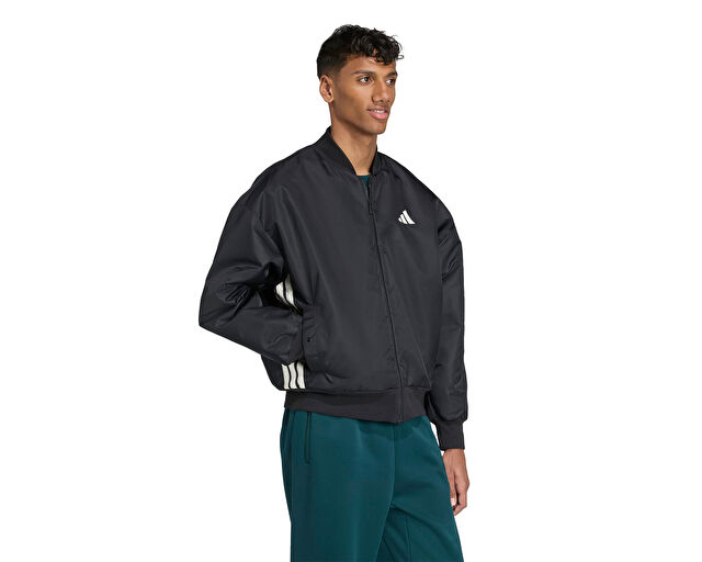 Adidas M Stadium Bmb Erkek Günlük Ceket JN1825 Siyah görsel 3