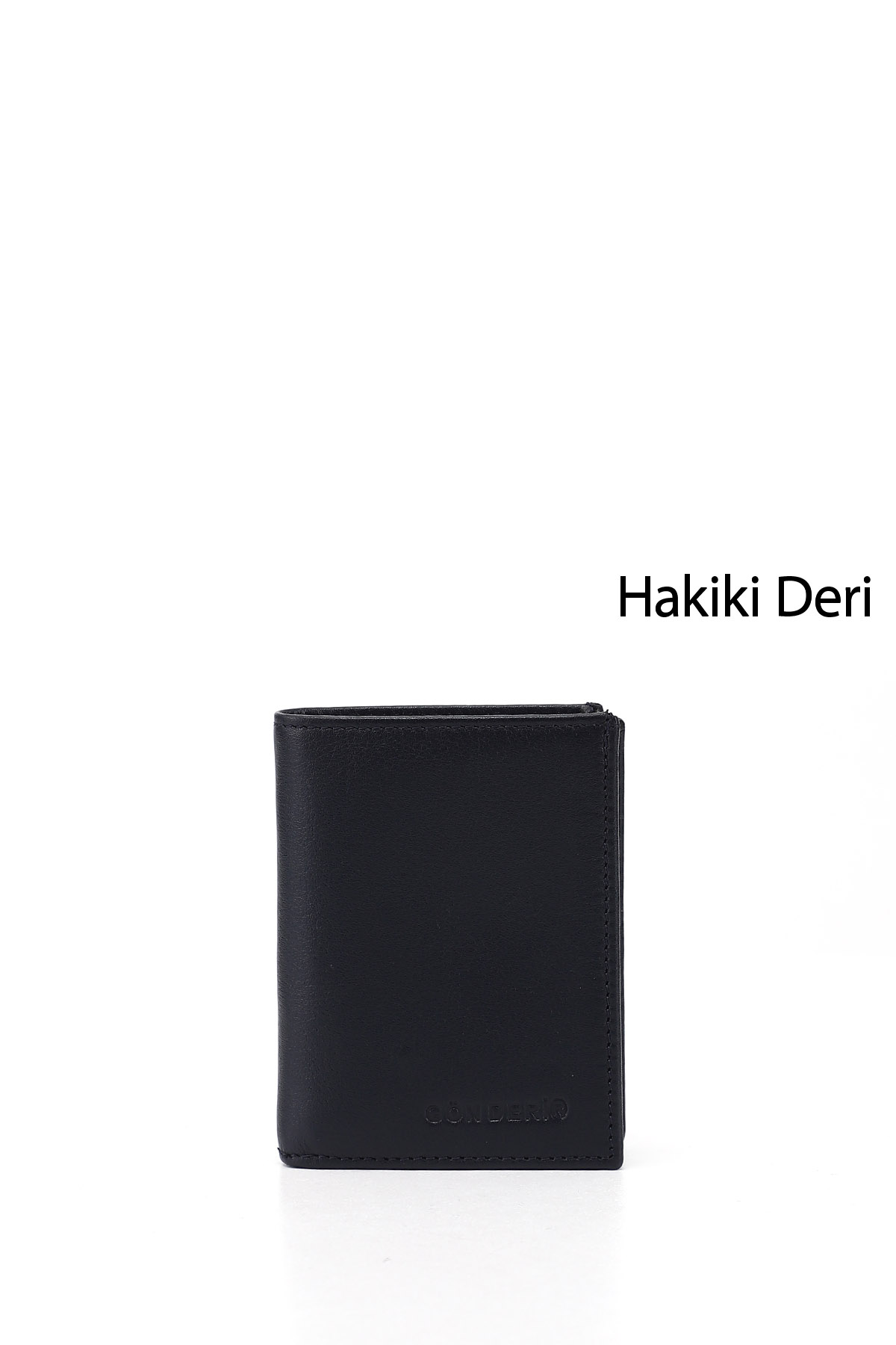 GÖNDERİ(R) Erkek AÇIK LACİVERT Hakiki Deri Dikey Cüzdan