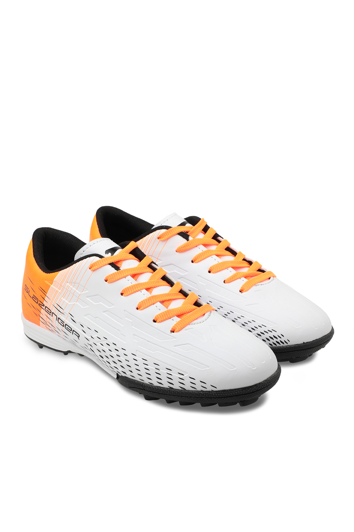 SLAZENGER SCORE I HS Erkek Futbol Ayakkabı Beyaz / Turuncu görsel 2