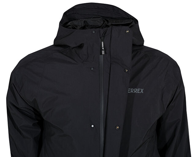 Adidas Terrex Mt Flc 3In1 Jkt Erkek Outdoor Ceket JV8686 Siyah görsel 4