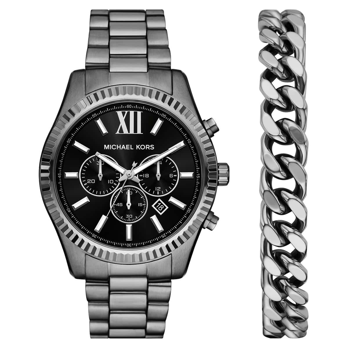 Michael Kors MK9217SET Erkek Kol Saati ve Bileklik Seti