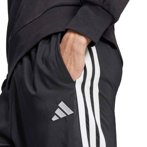 Adidas Essentials Stanford Open Hem Erkek Siyah Eşofman Altı görsel 4