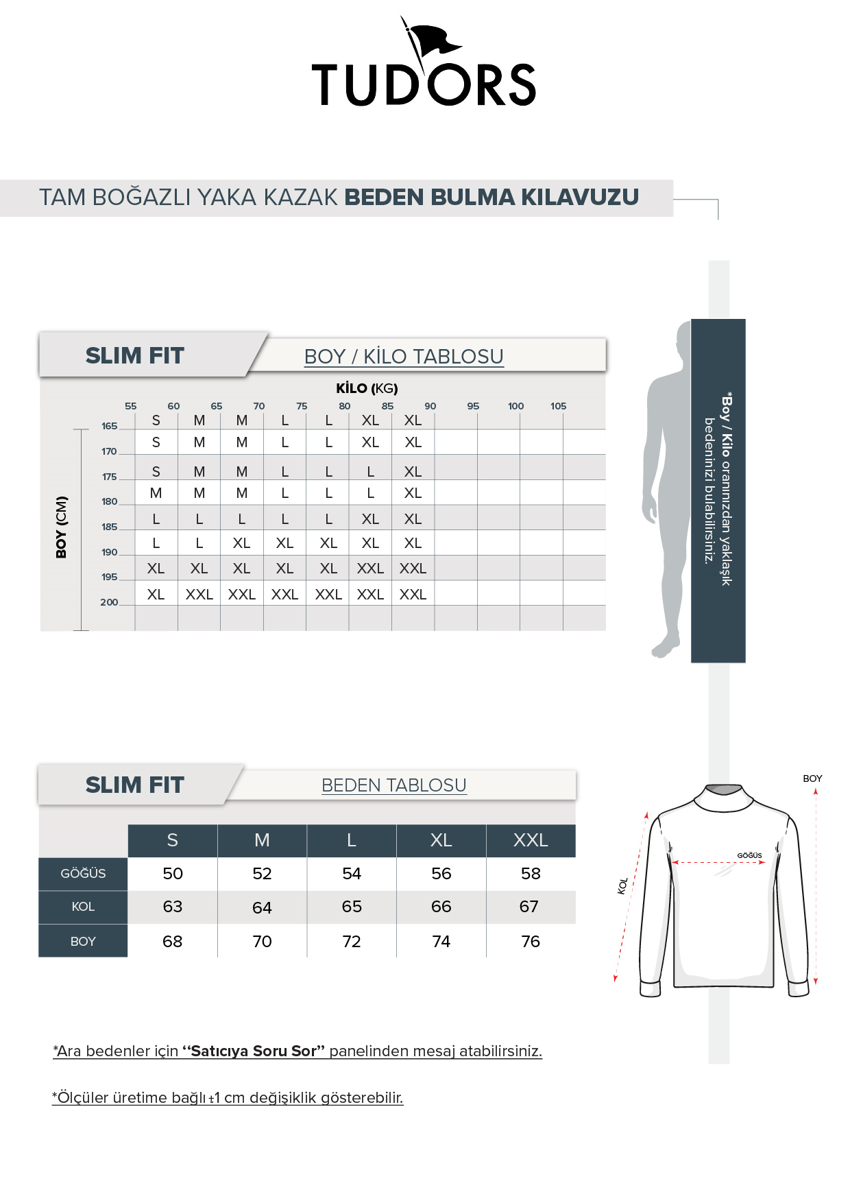 TUDORS Erkek Slim Fit Tam Boğazlı Yaka Düz Yün Haki Triko Kazak görsel 8