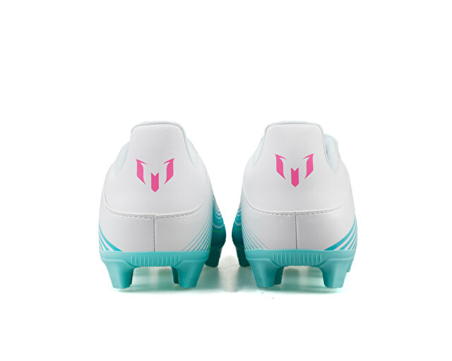 Adidas F50 Messi Club Fg/MgErkek Çoklu Çim Zemin Kramponu JQ0946 Beyaz görsel 4