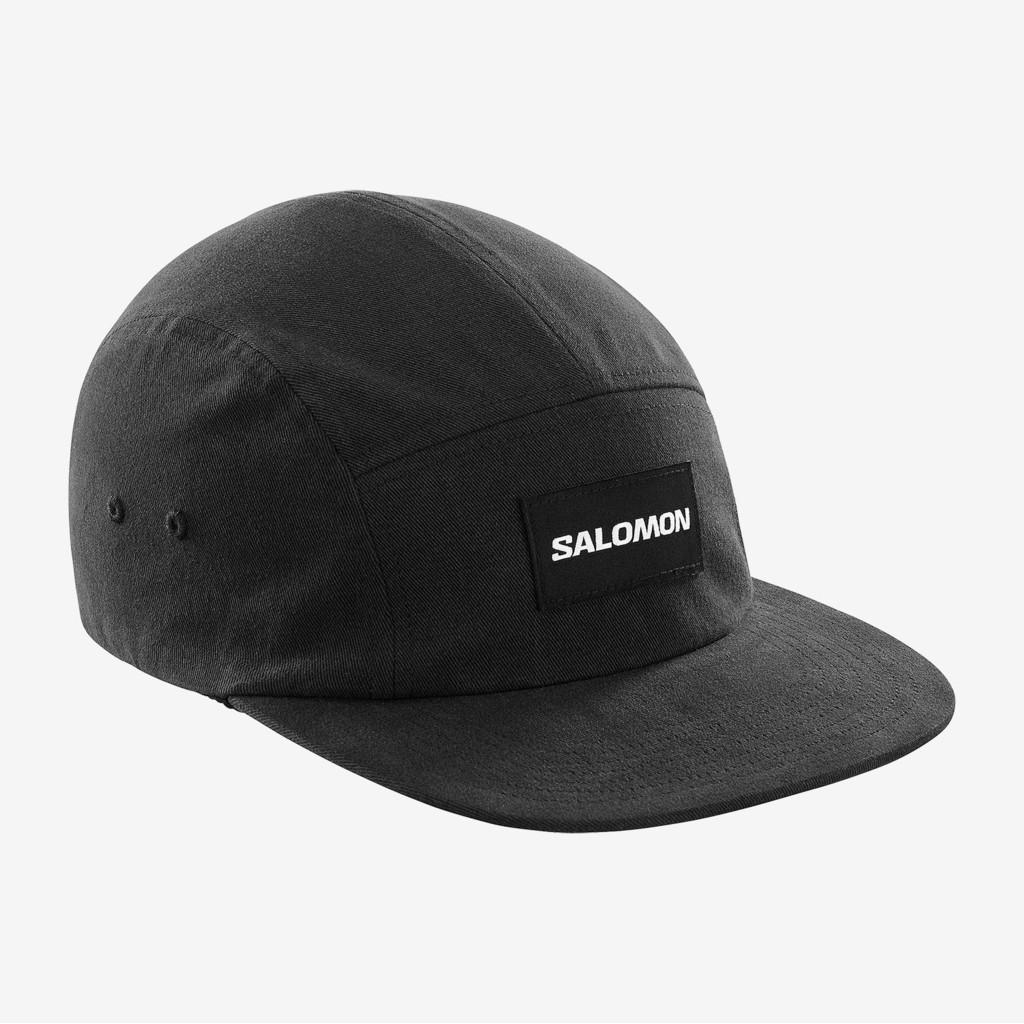 Salomon Five Panel Siyah Şapka