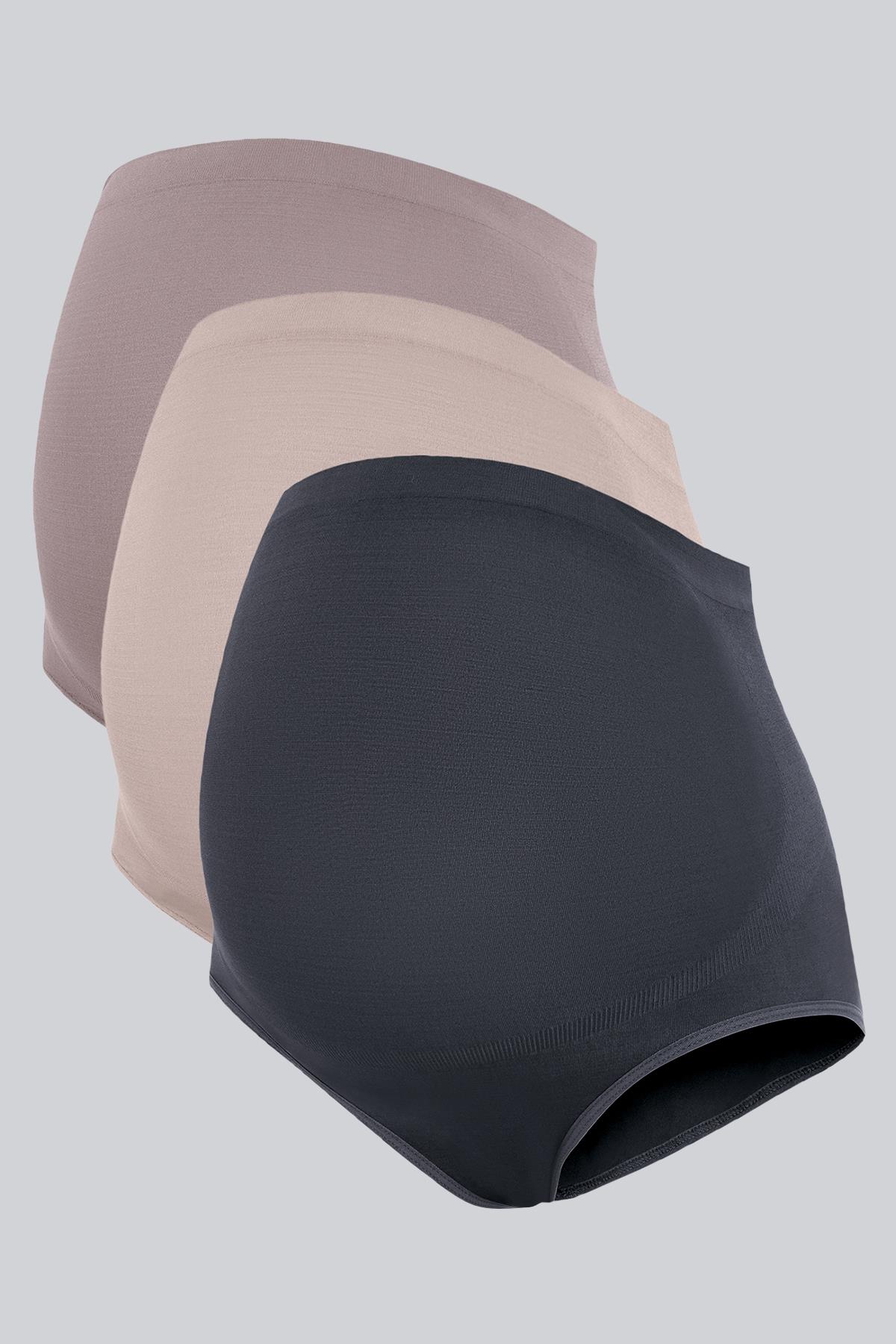 Artış Seamless (Dikişsiz) Yumuşak Dokulu Esnek Hamile Külodu 3'lü Paket 27K02