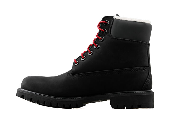 Timberland 6 in Premium Fur Warm Lined Boot Erkek Günlük Bot TB0A2EDY0011 Siyah görsel 2