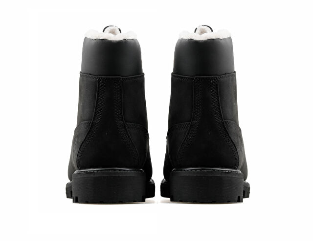 Timberland 6 in Premium Fur Warm Lined Boot Erkek Günlük Bot TB0A2EDY0011 Siyah görsel 4
