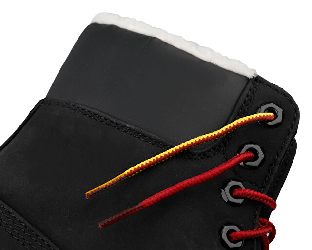 Timberland 6 in Premium Fur Warm Lined Boot Erkek Günlük Bot TB0A2EDY0011 Siyah görsel 7