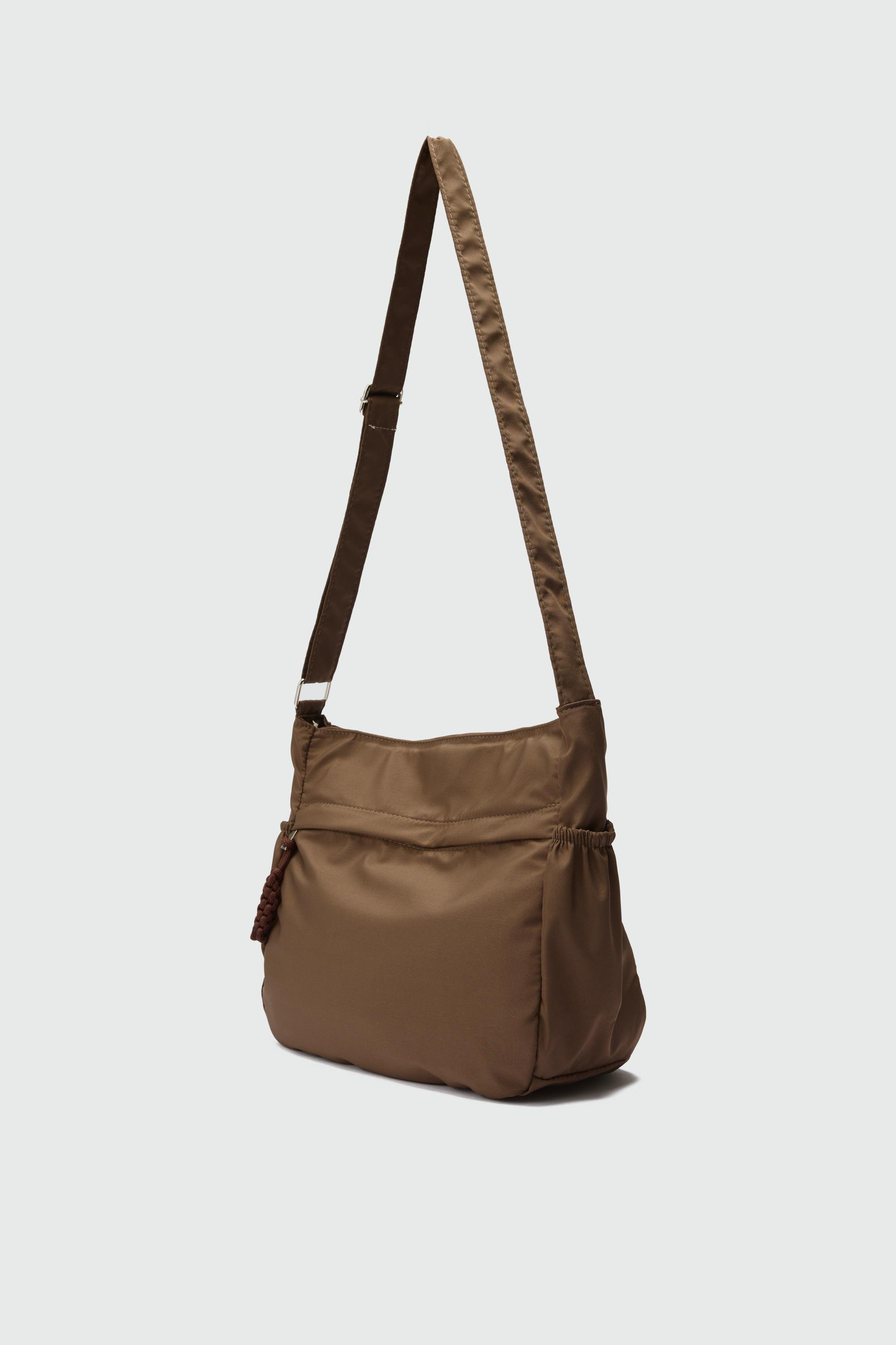 Shulebags Amou Çok Cepli Çapraz Çanta Kahve görsel 2