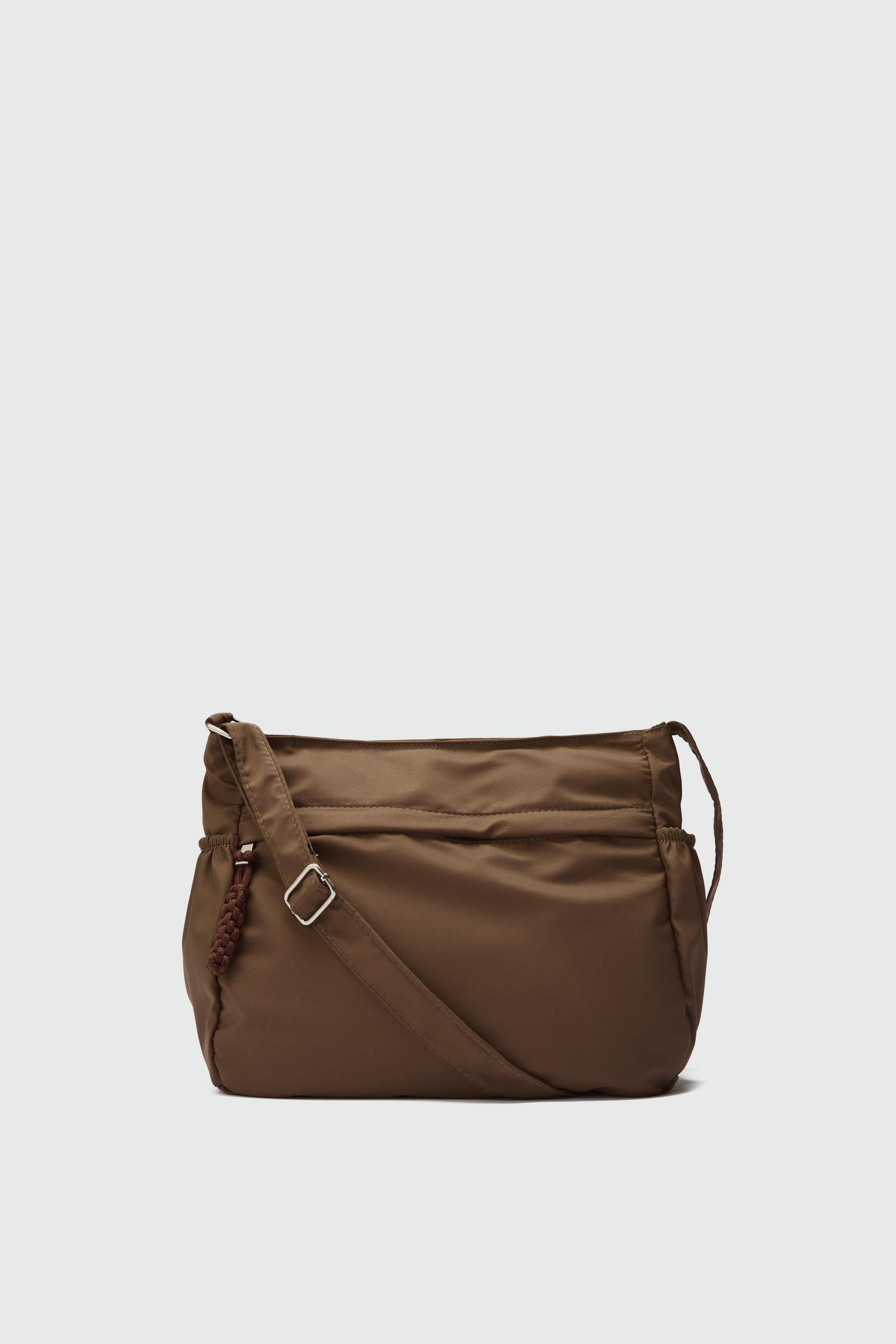 Shulebags Amou Çok Cepli Çapraz Çanta Kahve görsel 3