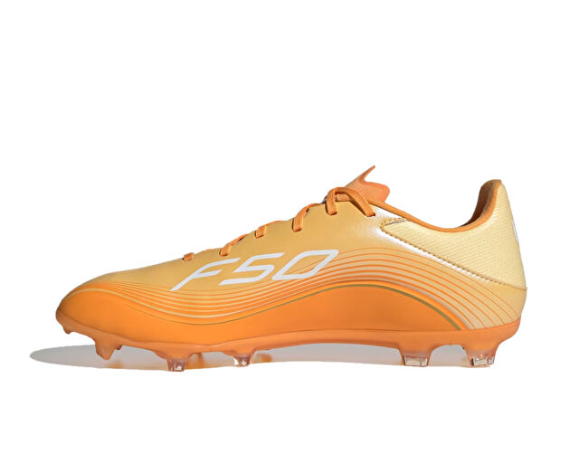 Adidas F50 Messi League Fg Erkek Çim Zemin Kramponu JQ0935 Turuncu görsel 2