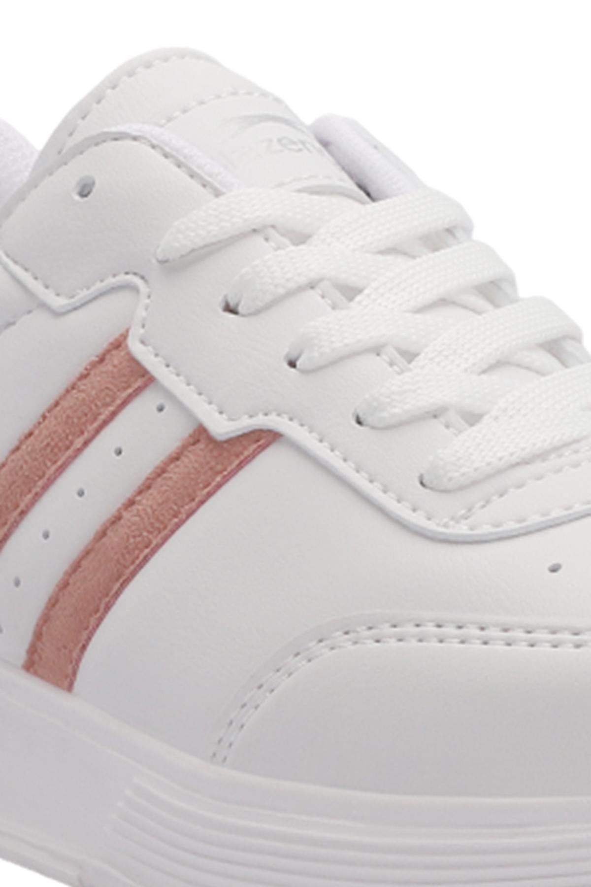 SLAZENGER ZIPPER I Kadın Beyaz / Pembe Günlük Spor Ayakkabısı görsel 2